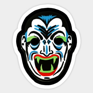 Vintage Halloween Dracula Sticker